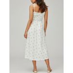 House Of CB Christabel Floral Shirred Midi Dress, Ivory, L+ Photo 4