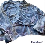 Young Fabulous and Broke YFB Tie Dye Surplice SOHO Top Blouse blue size small NWT Photo 5