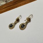 The Limited Signed Pierced Dangle Drop Costume Earrings Gold Tone / Photo 3