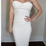 Here Comes the Sun  Bridal Tiffani Diamante Strap Midi Dress White Size XS Photo 3