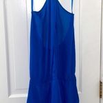 BCBGMAXAZRIA  sapphire blue halter romper/. Size Medium. Photo 4
