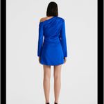 ALC Frank NWT ALC Jamie Asymmetrical Dress In Cyan Blue Sz 2 Photo 1