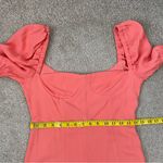 We Wore What ‎ Puff Sleeve Midi Dress Coral 4 Photo 7