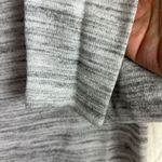 Columbia  Boat Neck White/Gray Marble Striped Long Sleeve Top Size Small Photo 3