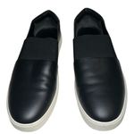 Vince  corbin women’s black leather slip on sneakers shoes size 11 Photo 2