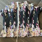 White House | Black Market WHBM Floral Ruffle Bustier Photo 8