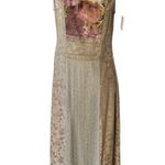 NWT VINTAGE 90s SL FASHIONS Romantic Maxi Dress Pink Size 8 Photo 0