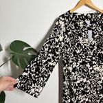 Chico's Travelers Dress Women 2 (12/14) Plus Size Black White Modest Minimal NWT Photo 5