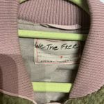 Free People  We The Free Green Rivington Sherpa Bomber Jacket Sz S Photo 4