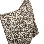 Altare Poncho Cape Animal Print Taupe Brown Black One Size New Photo 3