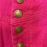 Knox Rose Pink High Rise Utility Shorts | Button Front Boho Festival Style M Photo 3