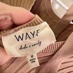 WAYF x BFF Hollie Long Sleeve Sweater Dress Camel Photo 11