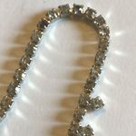 Vintage Silver Tone CZ Rhinestone Formal Classic Boho Necklace Photo 5