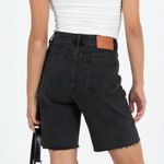 Princess Polly NWT ‎ Xena Denim Shorts in Black Size 0 Photo 1