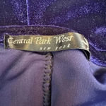 Central Park West Vintage  Navy Velvet Cami Slip Intimates Dress Size M Medium Photo 6
