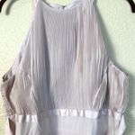 ASOS Design Bridesmaid Pleated Pinny Maxi Dress with Satin Wrap NWT 12 Pink Photo 3