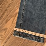 Ann Taylor  Dark Blue Straight Leg high waisted funky Jeans size 2 Photo 12