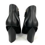 Salvatore Ferragamo Antila Lace Up Black Leather Side Zip Ankle Boots Size 9.5 Photo 4