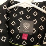 Vince Camuto NEW NWT Desert Horizons Blazer Black White Geo Printed 3/4 Sleeve 2 Photo 4