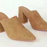 Coconuts by Matisse , Night Moves Tan Snake Embossed Vegan Chunky Heel Mules, 9 Photo 0