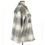 Levi's Levi’s Quilted Plaid Shacket Jacket Wool Blend XL Agave Gray NWT Photo 4