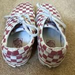 Vans Red and White Checkered  Lace Women’s Size 6.5 Photo 3