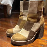 Universal Threads Universal Thread Patchwork Boots Mid-Calf Photo 0