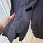 Gap  Moonless Gray Sequin Utility Jacket | Beaded Cargo Military Coat Small NWT Photo 8