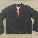 Old Navy Black Bomber Zip Up Padded Jacket Photo 0