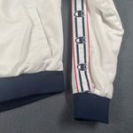 Champion  Track Jacket Womens Large White Life Crown C Logo Full Zip Track Jacket Photo 2