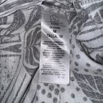 Farm Rio Monochrome Elegance Scarf Off-White Jumpsuit Size M Photo 7