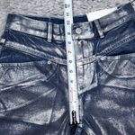 BDG  Cowboy Jeans High Rise Straight Relaxed Blue Silver Painted Women's Size 27 Photo 10