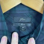 J.Crew Slim Stretch Perfect Shirt Black Watch Royal Tartan Plaid Holiday Sz 4P Photo 10