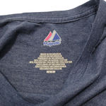 Majestic Top Size Medium M Tampa Bay Rays T-Shirt MLB Graphic Print T-Shirt Blue Photo 5