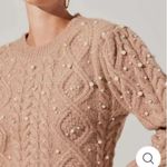 ASTR  The Label Pearl Embellished Sweater size M Photo 1