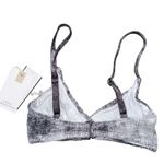 Good American NWT Always Fits Twist Bikini Top Gray Tie Dye Size 0 / XS GSW0522 Photo 2