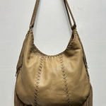 HOBO Brown Leather Fringe Bag Tan Photo 0