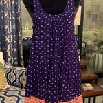 Roxy Shadow Play long flowy Tank Women’s Med Blue Side Tie Photo 0