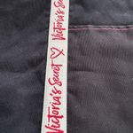 Victoria's Secret  Black Canvas Tote with red signature Photo 1
