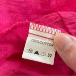 Velzera Fuchsia Hot Pink Embroidered Mumu Caftan Beach Dress 1XL Photo 7