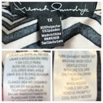 French Connection NEW Black Tan Chevron Surplice Wide Waistband Maxi Dress 1X Photo 9