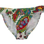 Boden Milos Smocked Bikini Bottoms Ivory Paisley Azure Size 4 Colorful Playful Red Photo 9