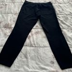 Ann Taylor  black straight leg mid rise pants, size 10 office business casual Photo 11