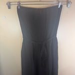 Krisa NWT Revolve Tube Strapless Silk Black Maxi Dress Size Large Formal Dressy Photo 2