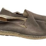 Bettye Muller Betty Muller Brown Suede Leather Espadrille Slip on Flats Women's Size 39-7.5-8 Photo 0