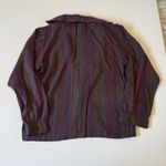 Diane Von Furstenberg VTG 80s Vintage  Plaid Flannel Button Down Shirt Size 12‎ L Photo 1