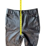 White Fox Boutique White Fox Size M Straight Leg Faux Leather Pant Black Going Out Edgy Alternative Photo 5