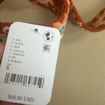 Free People Jenny Krauss Embroidered Belt wool, size small nwt Orange Photo 4