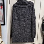 Ann Taylor 💖 NWT  Black & White Cowl Neck Chunky Knit Cozy Sweater Dress Photo 2