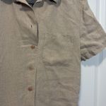 Talbots  100% Irish Linen Women's Vintage Button Down Top Photo 3